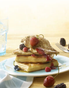 Gluten-Free Coconut Berry Waffles Recipe